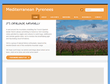 Tablet Screenshot of mediterraneanpyrenees.com